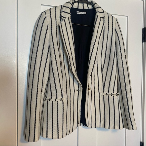 Mango Striped Blazer - Picture 2 of 7